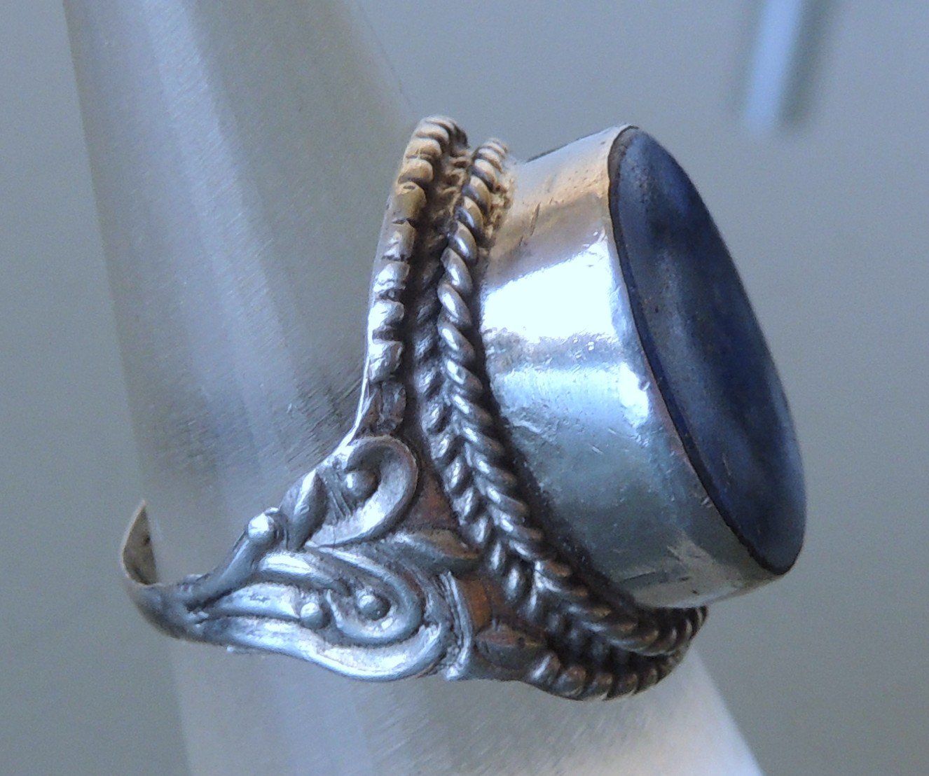 Ringe: Lapislazuli Silber 925 Fingerring Gr. 55 – Gebraucht aus Waldenburg von schaller707 2