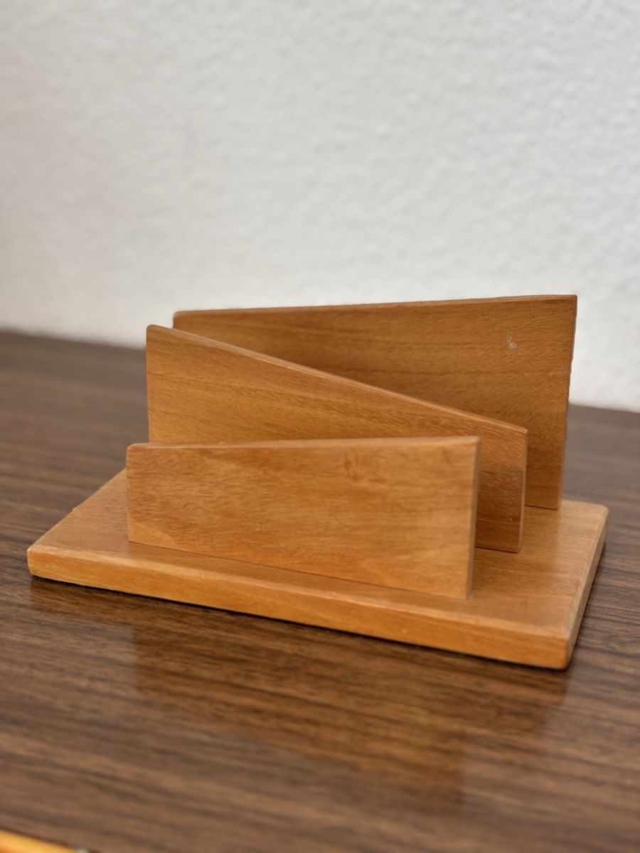 Altro in Decorazioni & Accessori: Mid Century Briefhalter - Vintage - Holz – Usato da Winterthur venduto da JAKU.SPACE