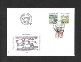 FDC 865/866/868 Teilserie Tiere ET 28.11.1995