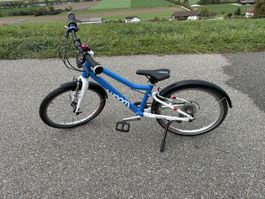 Kinderfahrrad Woom 4 blau 20 Zoll, sehr guter Zustand