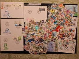 Ca 1000 Ausland-Briefmarken ab Uralt (X9)