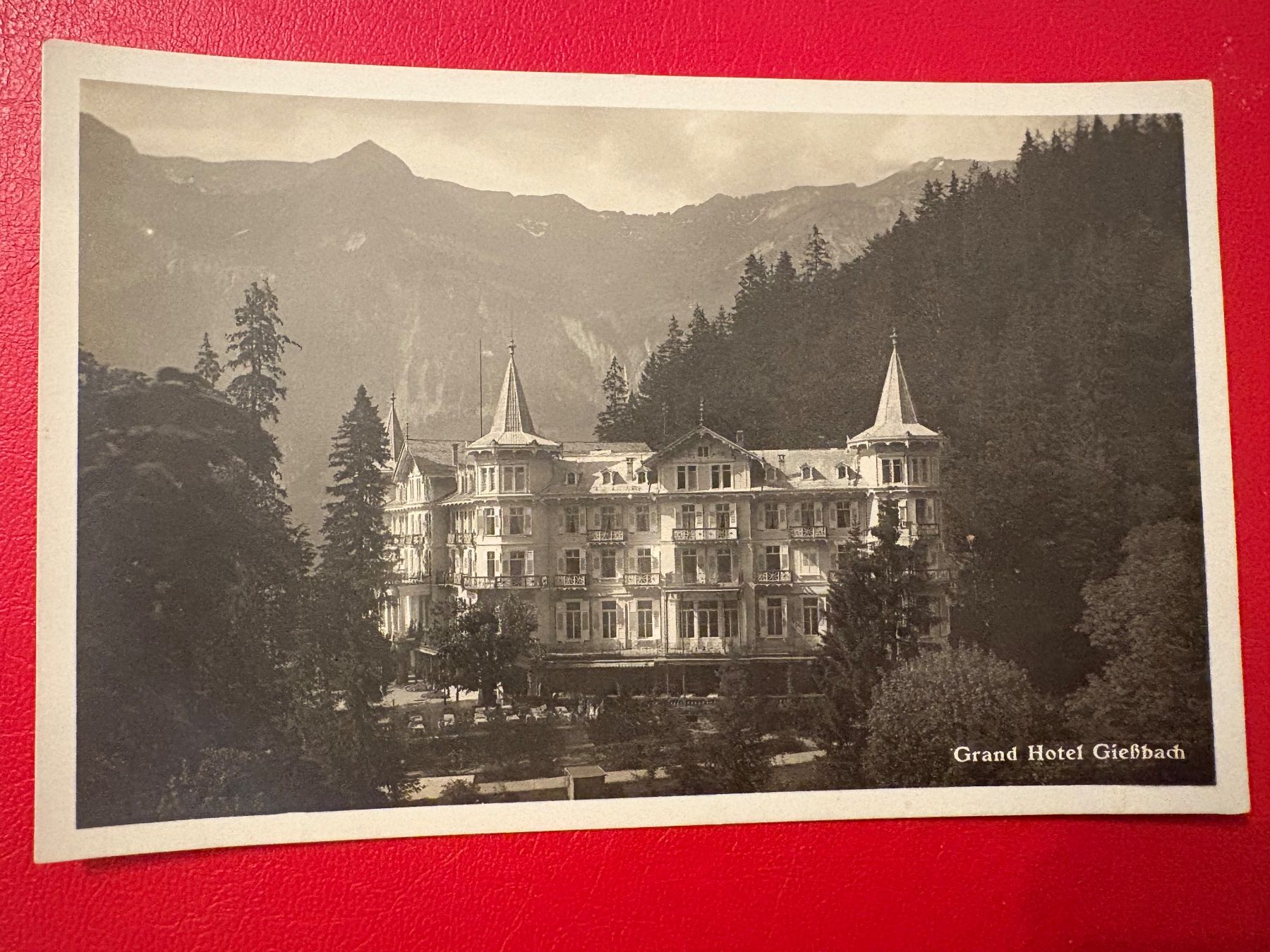 Cartoline postali: Grand Hotel Giessbach – Usato da St-Légier-Chiésaz venduto da Theo006