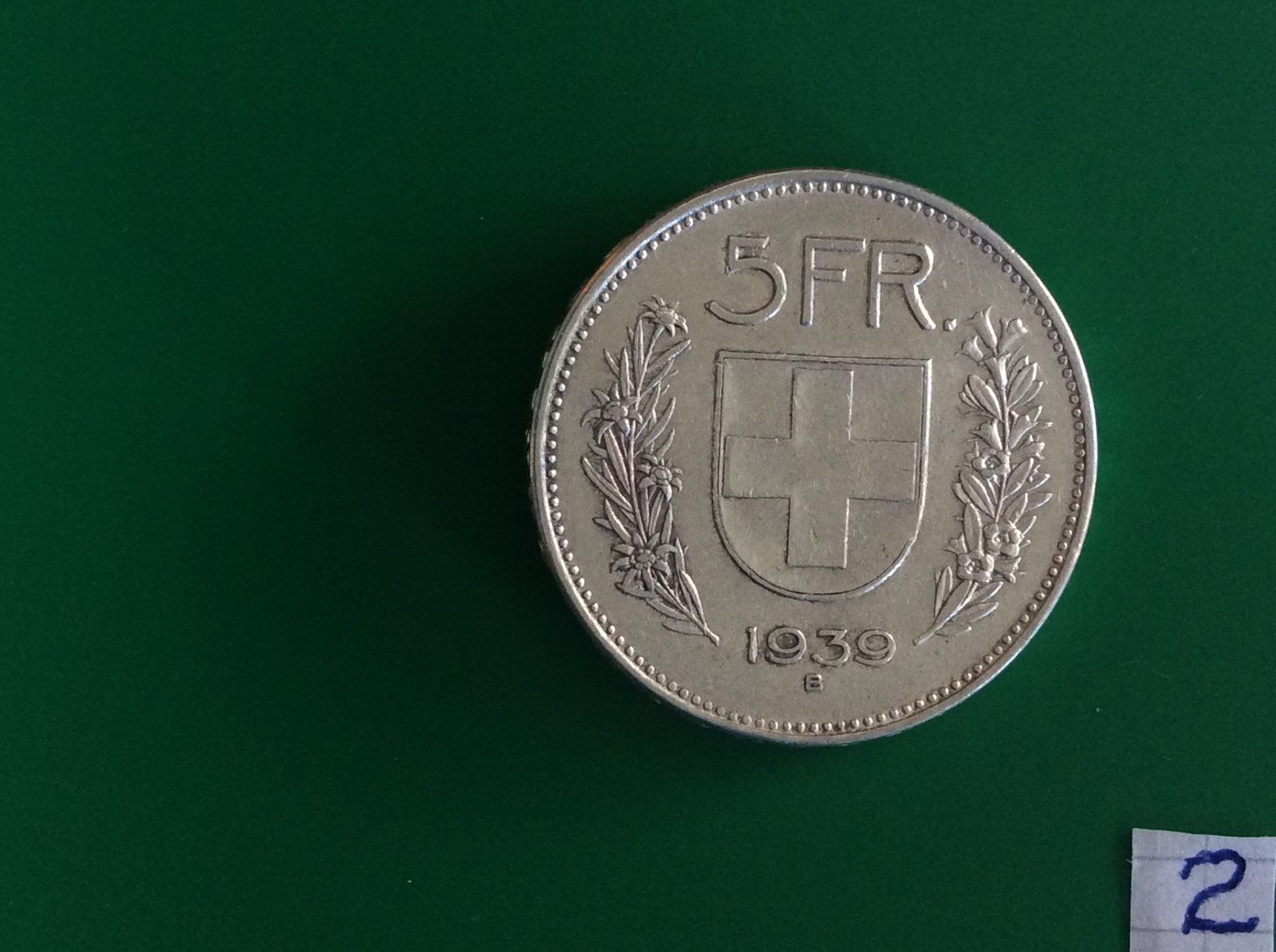 Tutti le monete: 5  francs 1939 Jolie – Usato da Genève venduto da pie_fh2d
