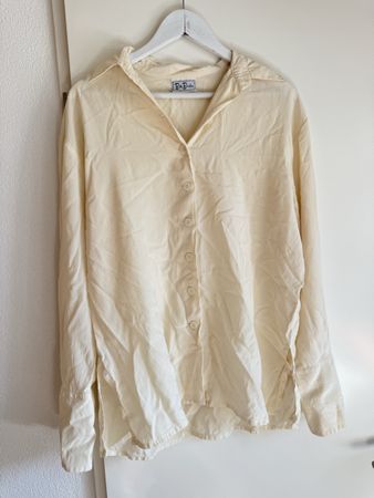Betty Barclay Bluse Damen cremefarben Grösse M Vintage