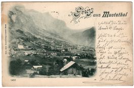 Ansichtskarte   'Gruss aus Muotathal'