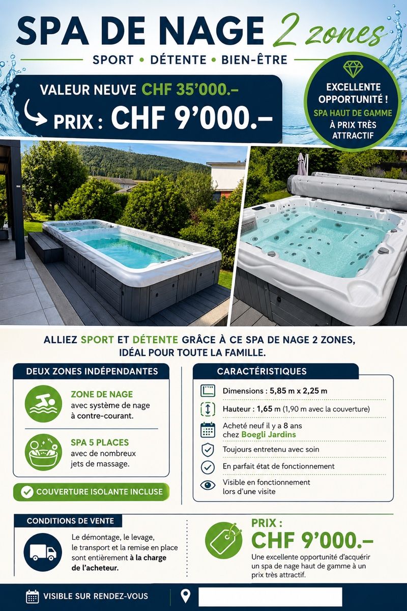 Whirlpool: Jacuzzi Spa de nage – Gebraucht aus Vicques von kan_qm7p 3