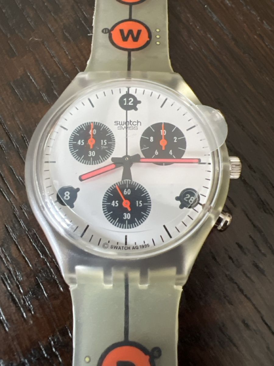 Swatch Orologi: Swatch Chrono (SCK408) Slow Down – Nuovo e nell'imballaggio originale da Künten venduto da Spike17 1