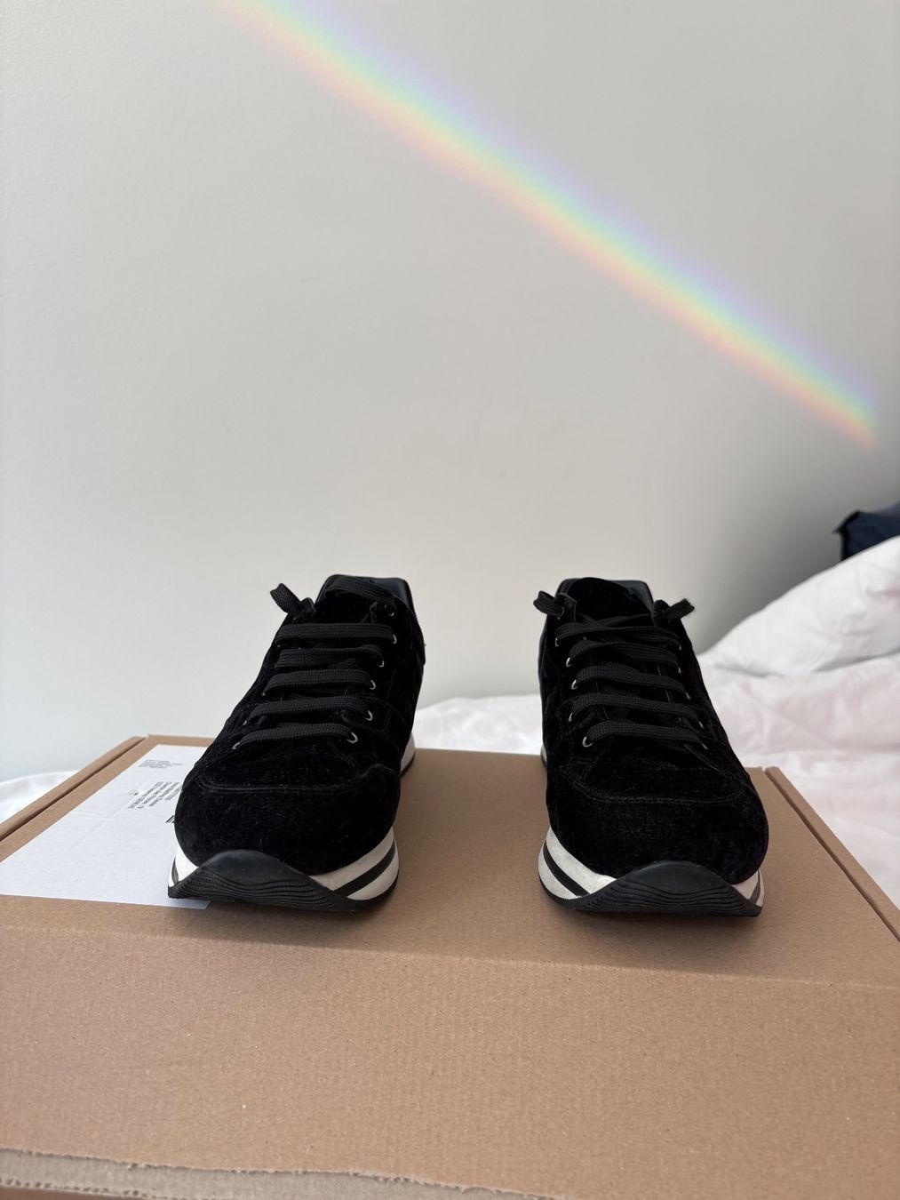 Hogan Scarpe da donna: Hogan baskets noir velvet 41 – Usato da Vésenaz venduto da ilomd 4