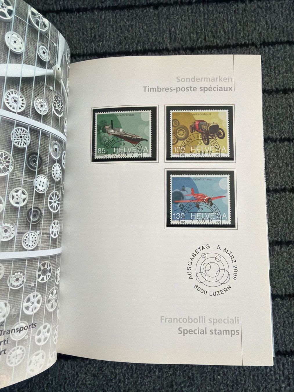 Album: Schweizer Briefmarken Jahrbuch 2009 - Gestempelt – Usato da Wangen SZ venduto da Bendra 1
