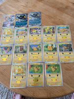Pokémon Sammelkarten Set 17 Stück gebraucht Zustand