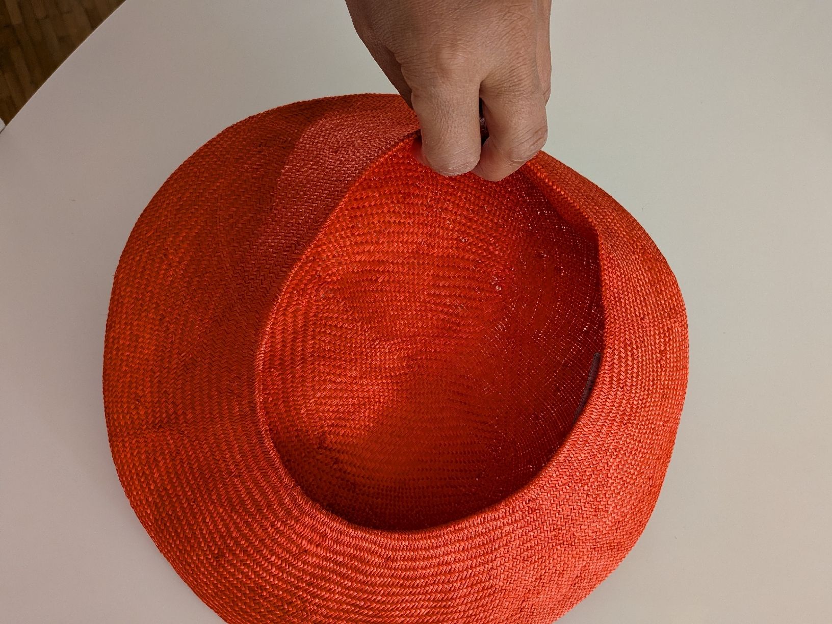 Hüte, Mützen & Caps: Seeberger Strohhut orange  – Neu (gemäss Beschreibung) aus Basel von JJ.Elena 2