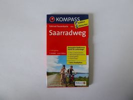 Praktischer Saarradweg Kompass, fast neu