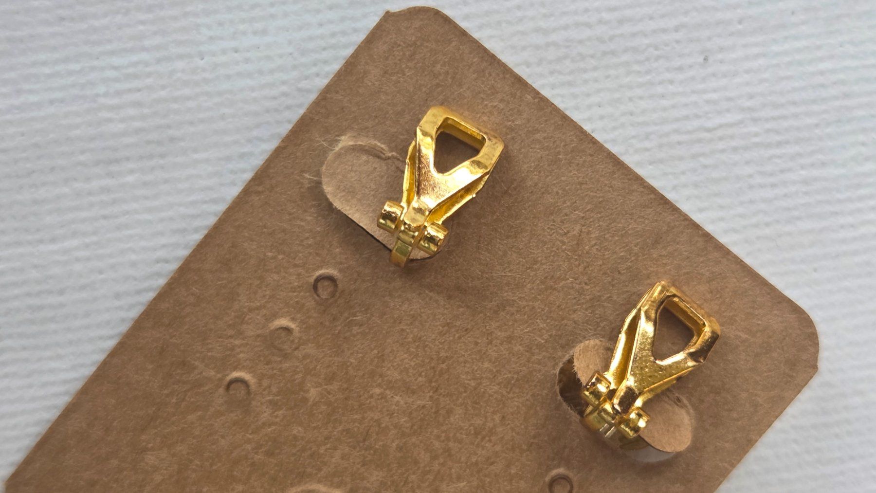 Orecchini pendenti & Orecchini a lobo: Ohrclips mit Eulen Vintage-Stil Goldfarben – Usato da Weggis venduto da Leeclipse 3
