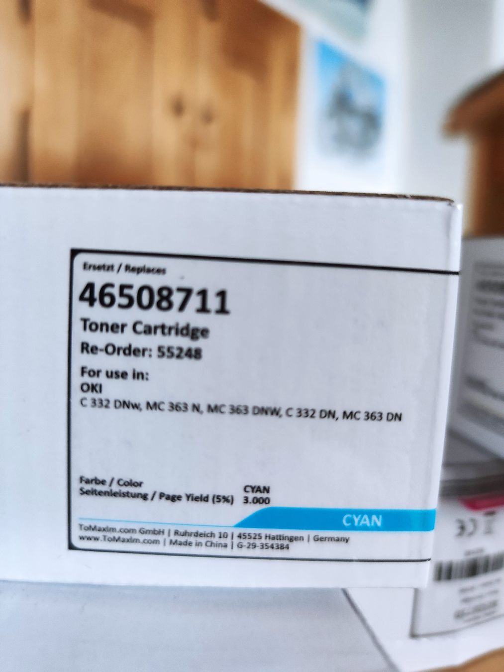 Oki Druckerpatronen & Toner: Toner Drucker Oki – Neu und originalverpackt aus Igis von rog_6t78