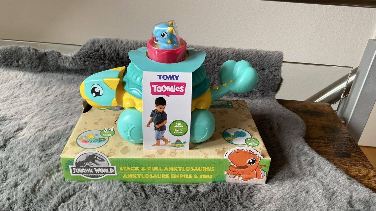 Tomy Giocattoli: Tomy Toomies Stack & Pull Ankylosaurus Jurassic World Spiel – Nuovo e nell'imballaggio originale da Hochwald venduto da _biene_ 4