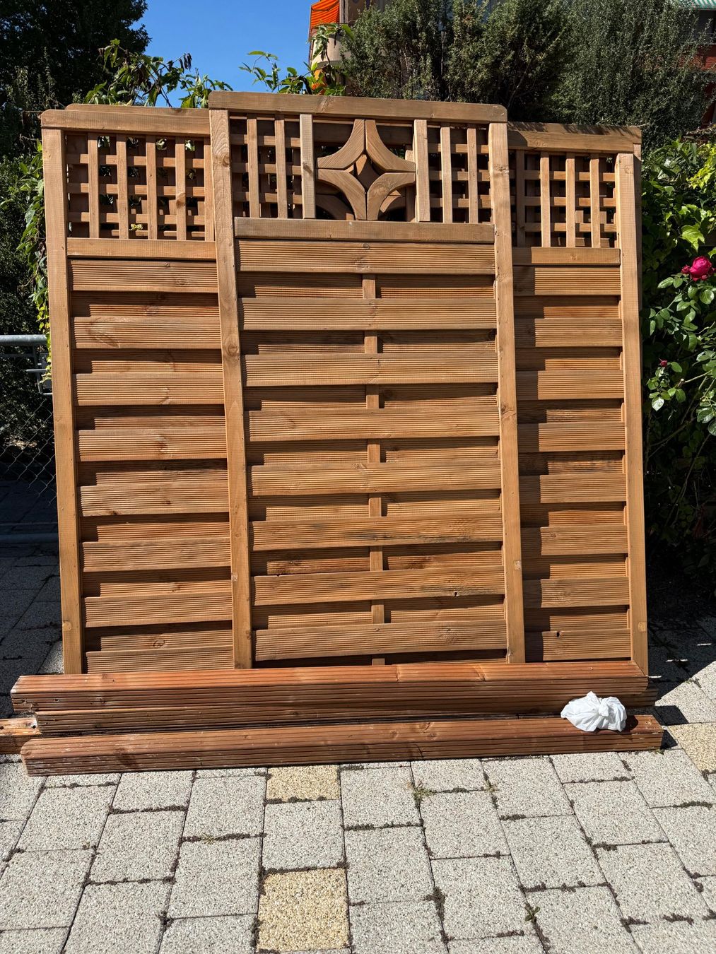 Fendivista: Sichtschutz, Gartenzaun Holz – Usato da Winterthur venduto da tim_cl8x 1