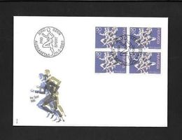FDC W65 Pro Sport Viererblock ET Bern 11.2.1986