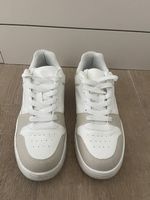 Damen Sneaker weiss/beige Gr. 38 Turnschuh