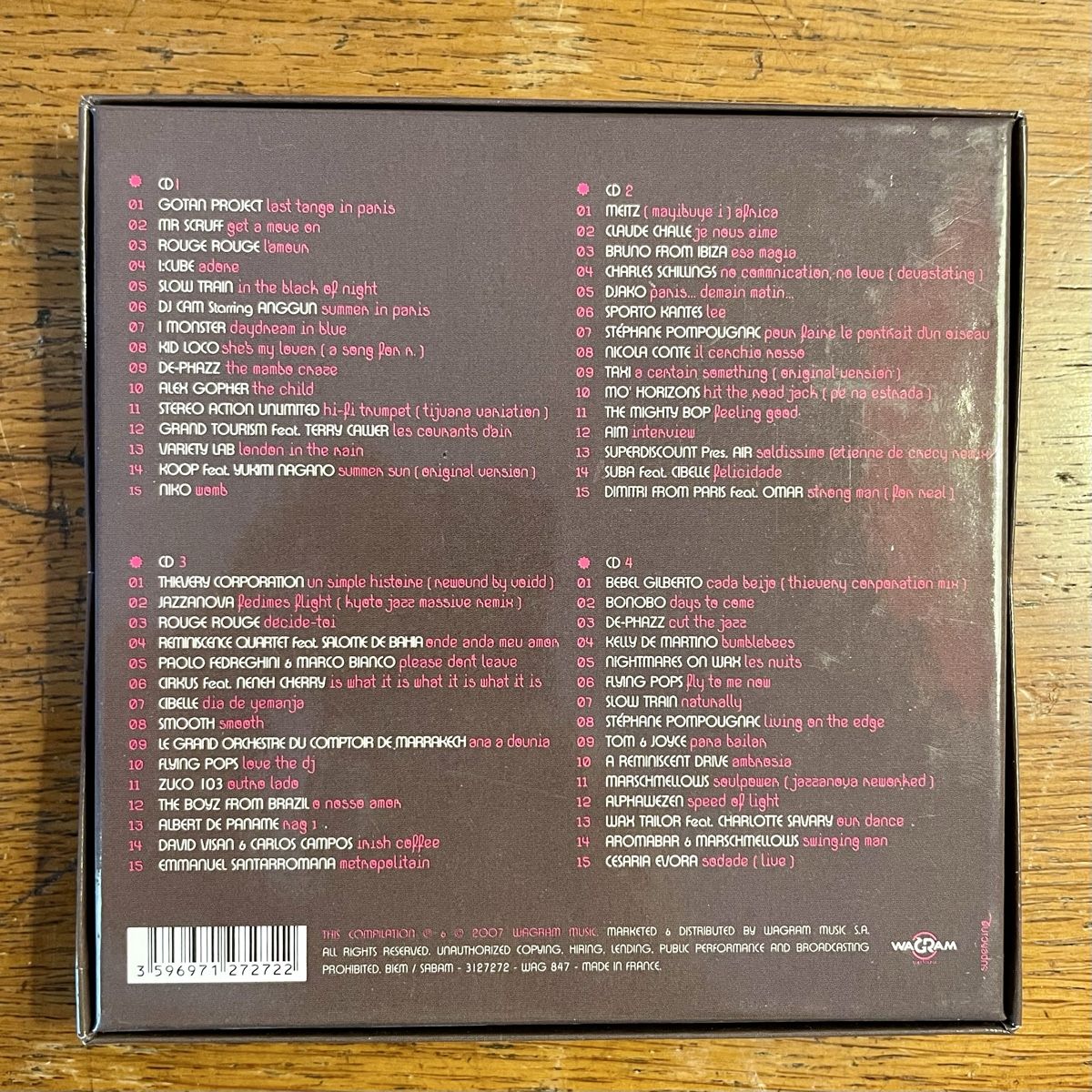 CD: Lounge Anthology 4 CD Box Set – Usato da Genève venduto da was_ksr9 1