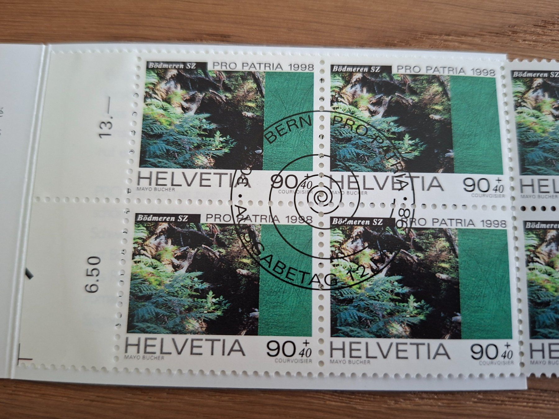 Tutti i francobolli: Markenheftchen Pro Patria 1998 – Nuovo (secondo la descrizione) da Hinterkappelen venduto da 1399 3