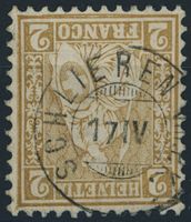 ZH Schlieren - Zwergstempel - Sitzende Helvetia