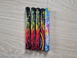 Bâtons Lumineux (15 Pièces) - Lot de 5 Tubes!