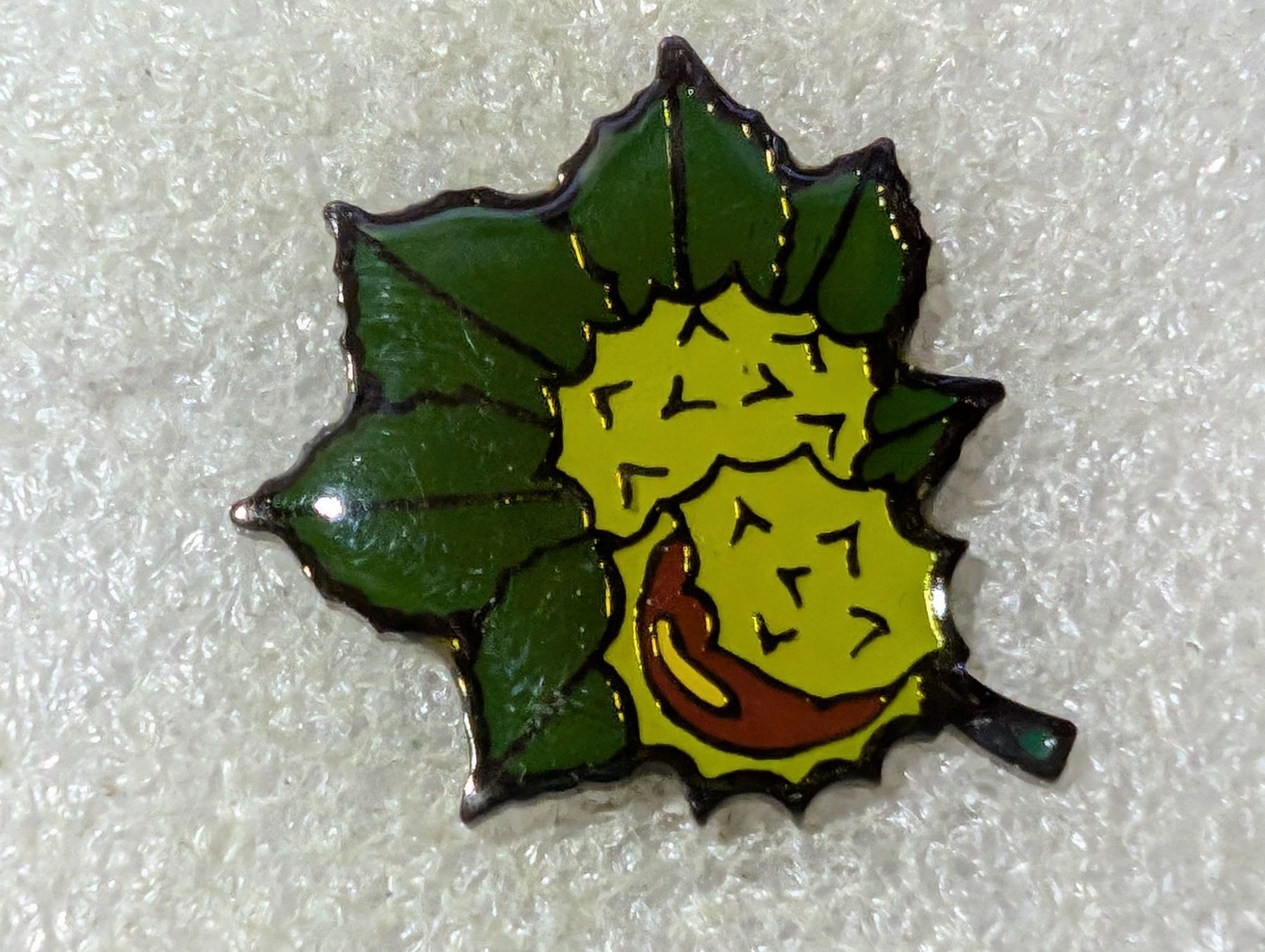 Placchette & Badge: Ansteckpin 147: Kastanie – Usato da Oppligen venduto da Pin-Fall-Shop