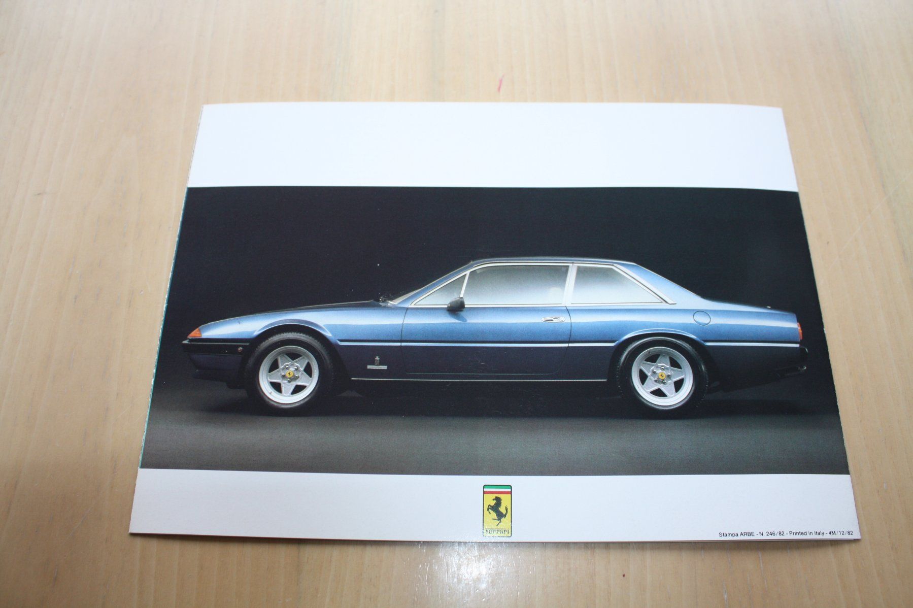 Ferrari Documenti: Ferrari 400 i Prospekt 12/1982 – Usato da Wikon venduto da erwin400 4