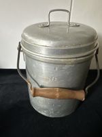 Antiker Milch-Kessel aus Alu. Transporttopf 3 Liter