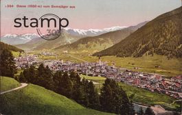 1910 AK Davos vom Gemsjäger aus