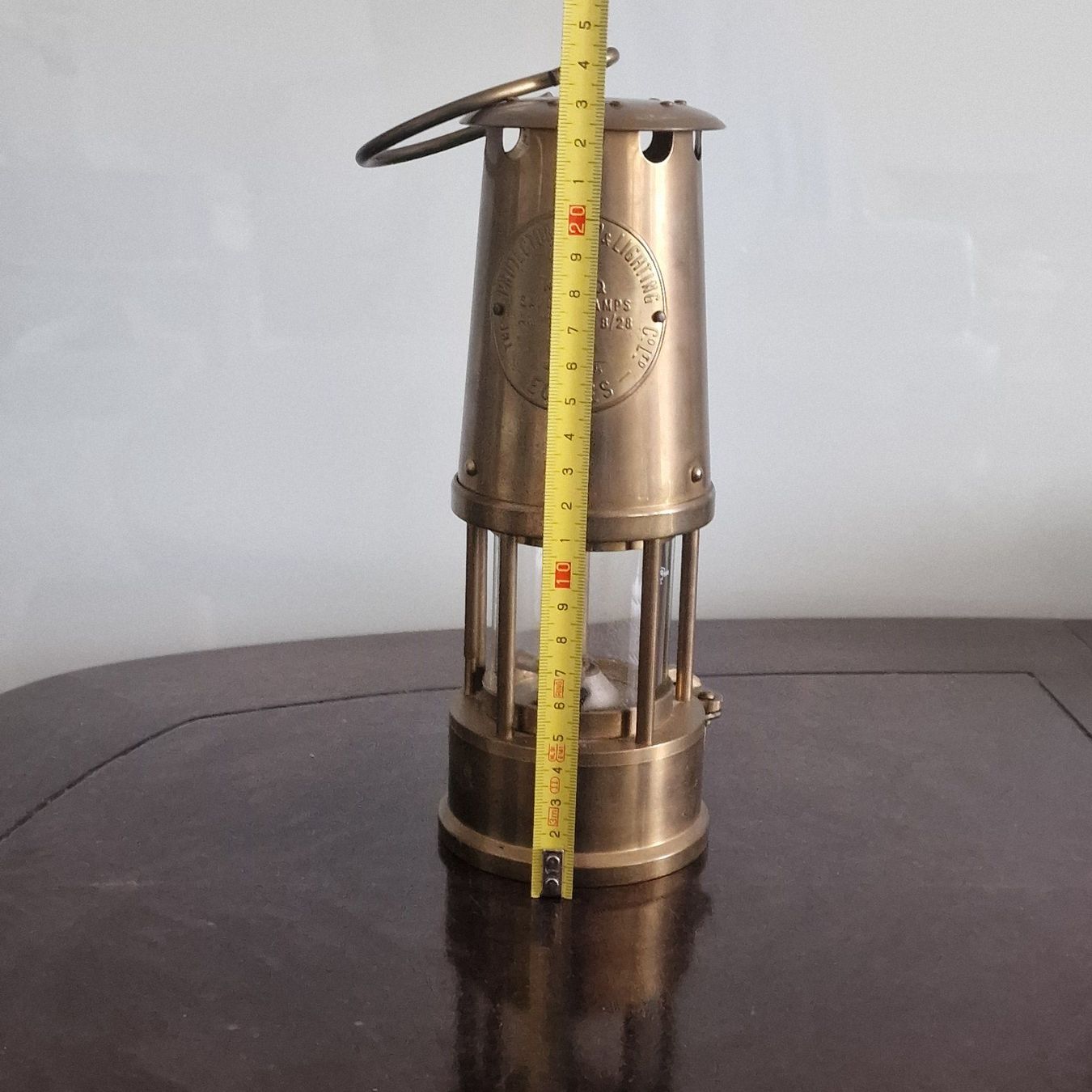 Lampade: Eccles Miners Antike Messing-Sicherheitslampe – Usato da Birr venduto da sen_sy55 9