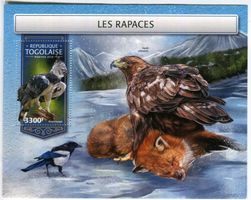 Block "Steinadler & Harpyie". Togo