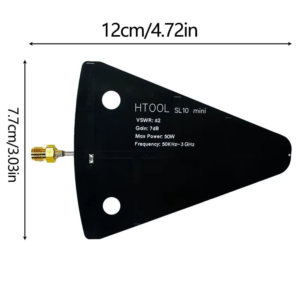 Radiocomunicazione: Mini Logper Richtantenne 50 kHz - 3 GHz Antenne – Nuovo e nell'imballaggio originale da Zürich venduto da youelec 4