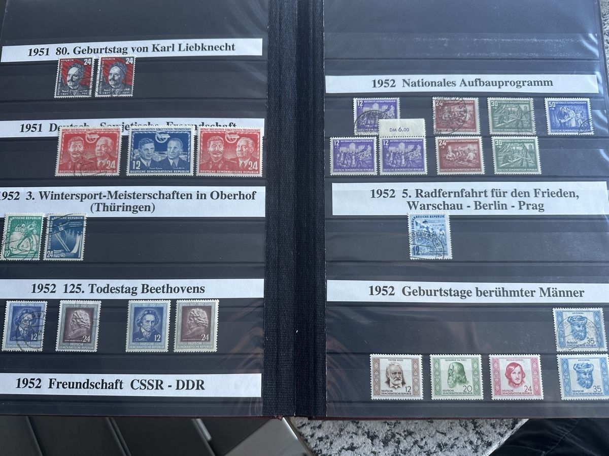Tous les timbres: Sammlung DDR gest&postfrisch in 12 Alben – D'occasion à Wettingen par Phibras 5