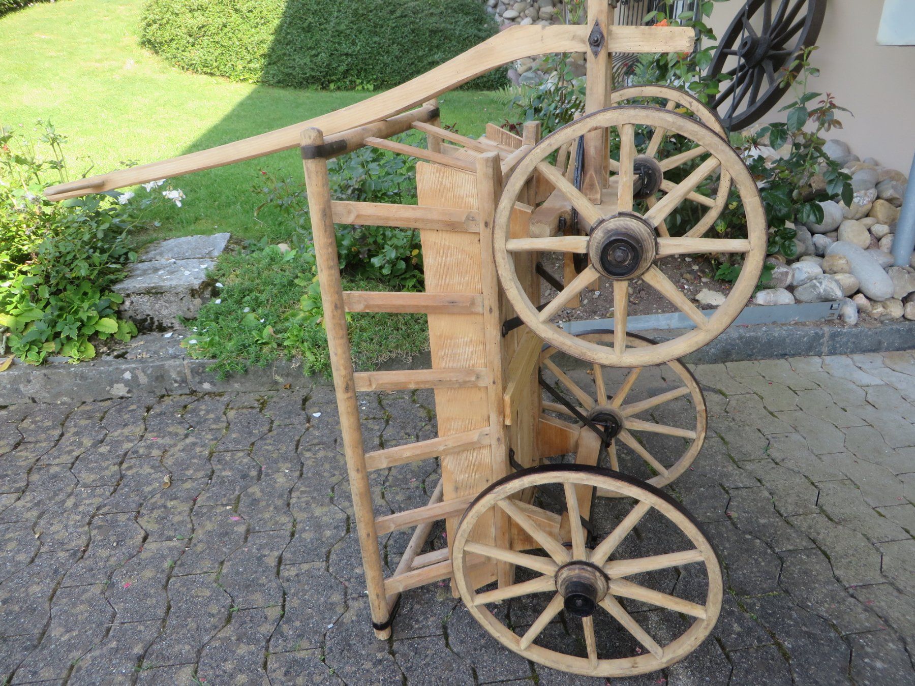 Carrelli di trasporto: Nr. 6 Orginal restauriertes Leiterwägeli / Leiterwagen – Usato da Ermenswil venduto da lodero 9
