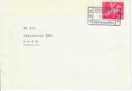 Brief, SBB Koblenz Güterexpedition