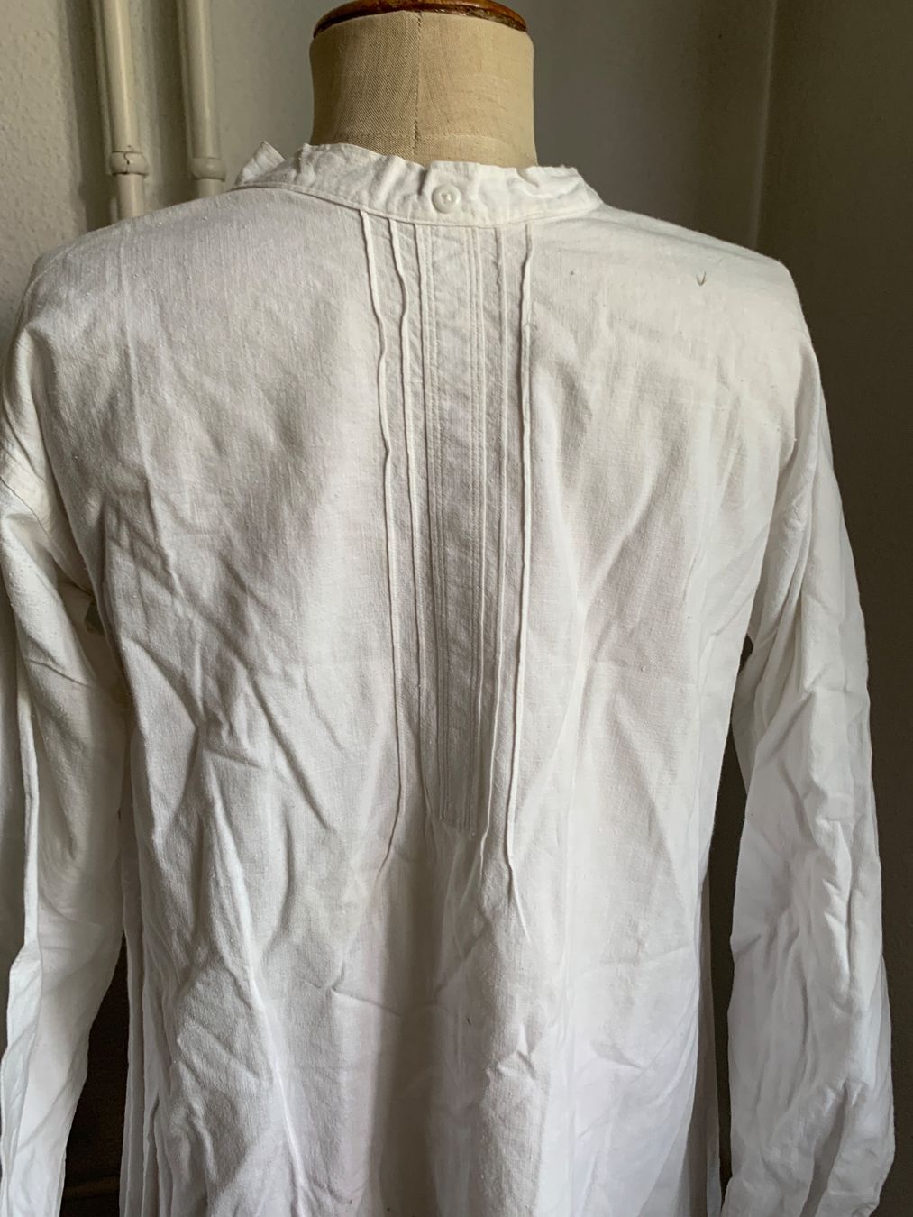 Negligees & Pigiami: Antikes Nachthemd langarm weiss Baumwolle Gr. 38 – Usato da Richterswil venduto da Moii89 3