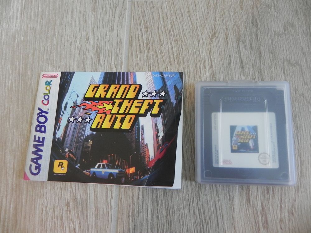 Original Nintendo Game Boy Color Spiel GTA Grand Theft Auto (Gebraucht ...