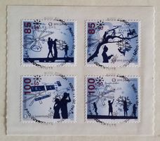 2009 Pro Juventute Satz Ersttag Vollstempel,  auf Folie