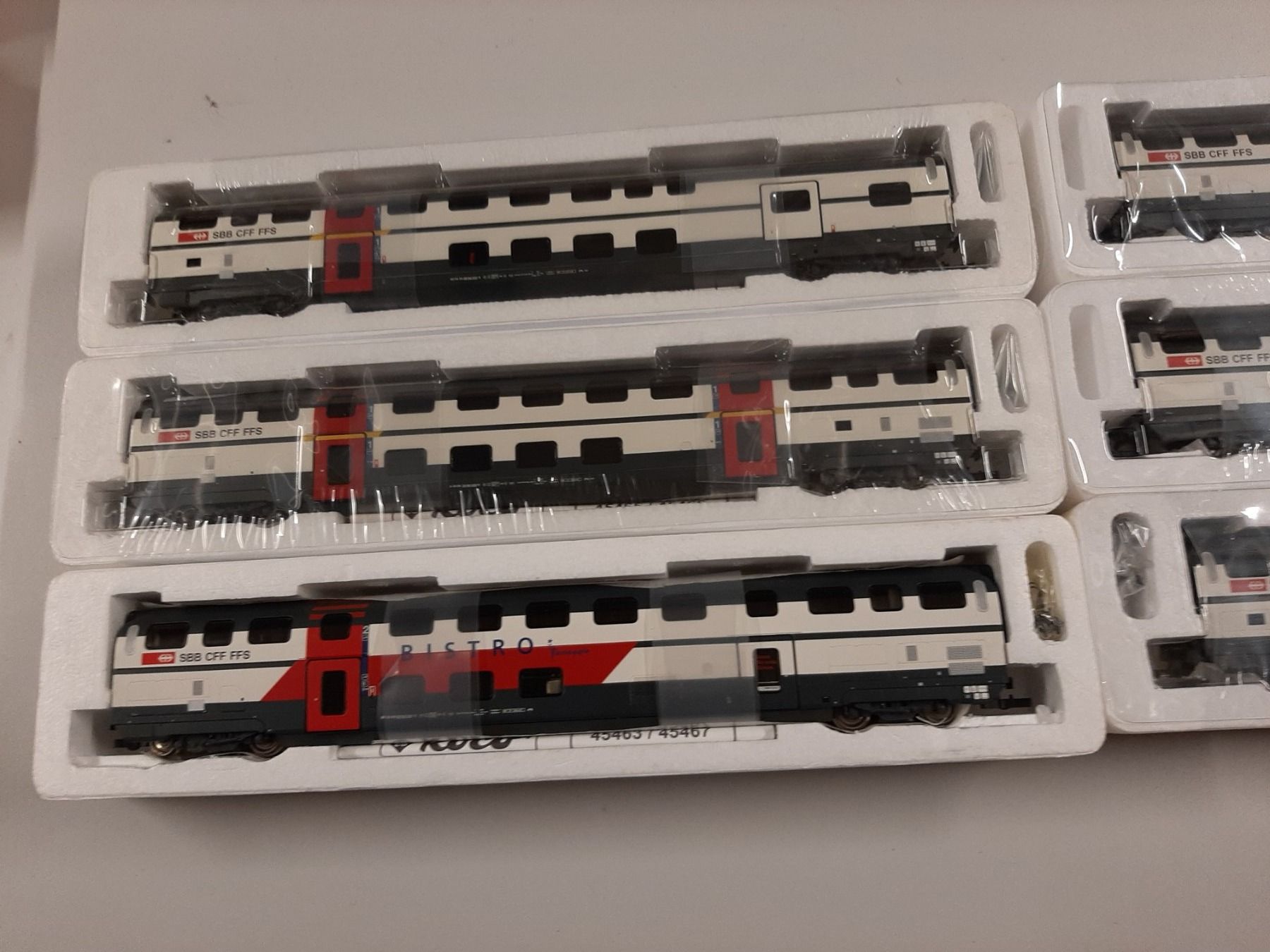 Roco IC-2000-Doppelstockzug (sechsteilig) + Verstärkungsmodu (Neu und ...