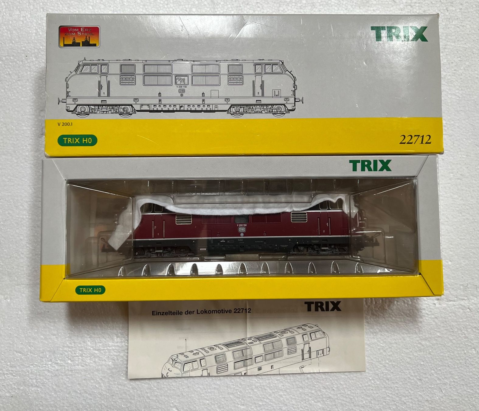 Trix Modellini di ferrovie: TRIX DB DIESELLOK 22712 – Usato da Rebstein venduto da keeljohnpirat 1