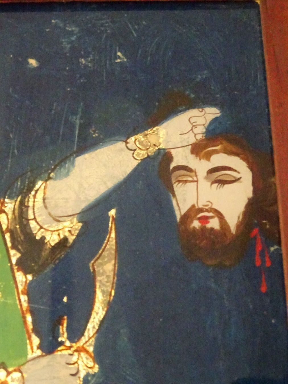 Dipinti: Heilige Judith / Ikone Hinterglasbild – Usato da Esslingen venduto da eintagammeer 1