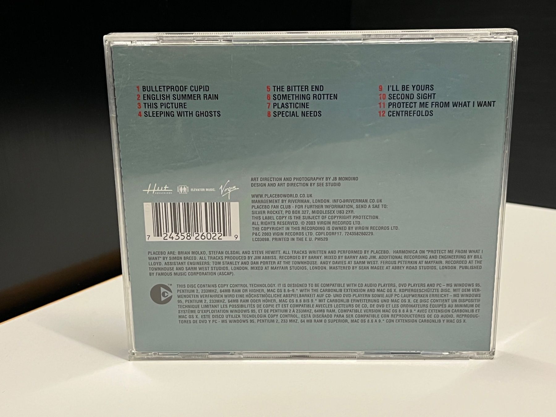 CD: Placebo - Sleeping with Ghosts - RA11B – Usato da Küsnacht ZH venduto da Jazztilldawn 1