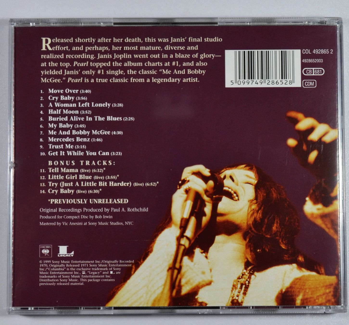 CDs: CD: JANIS JOPLIN - Pearl – Neu (gemäss Beschreibung) aus Frenkendorf von Yard-Sale-2000 1