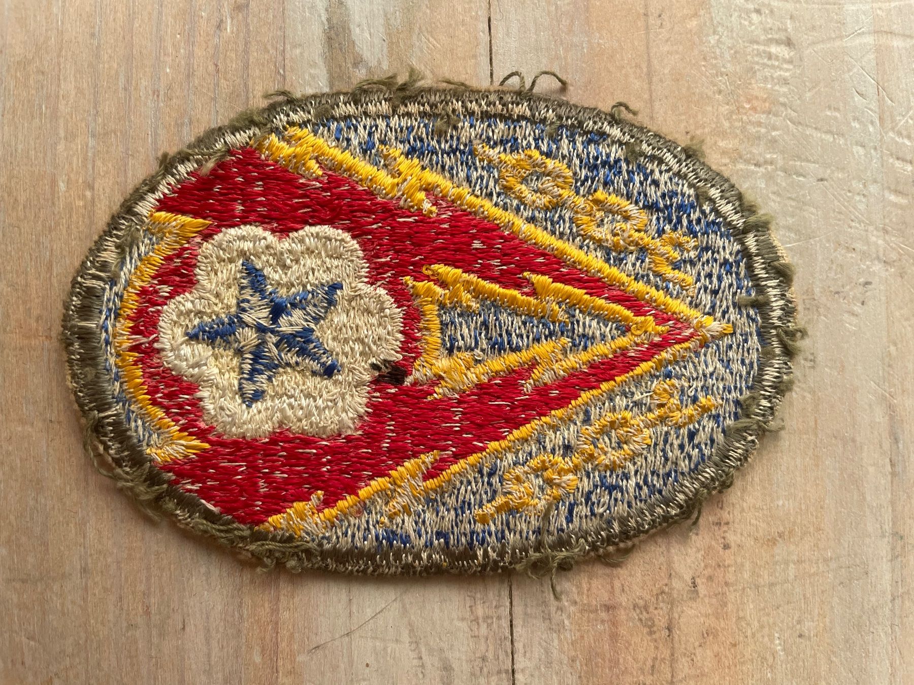 US Army Uniformi: U.S. Army patch Original WW2 ETOUSA – Usato da Oberbütschel venduto da Woodie2005 1