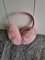 Ohrenwärmer Plüsch in Rosa faltbar guter Zustand