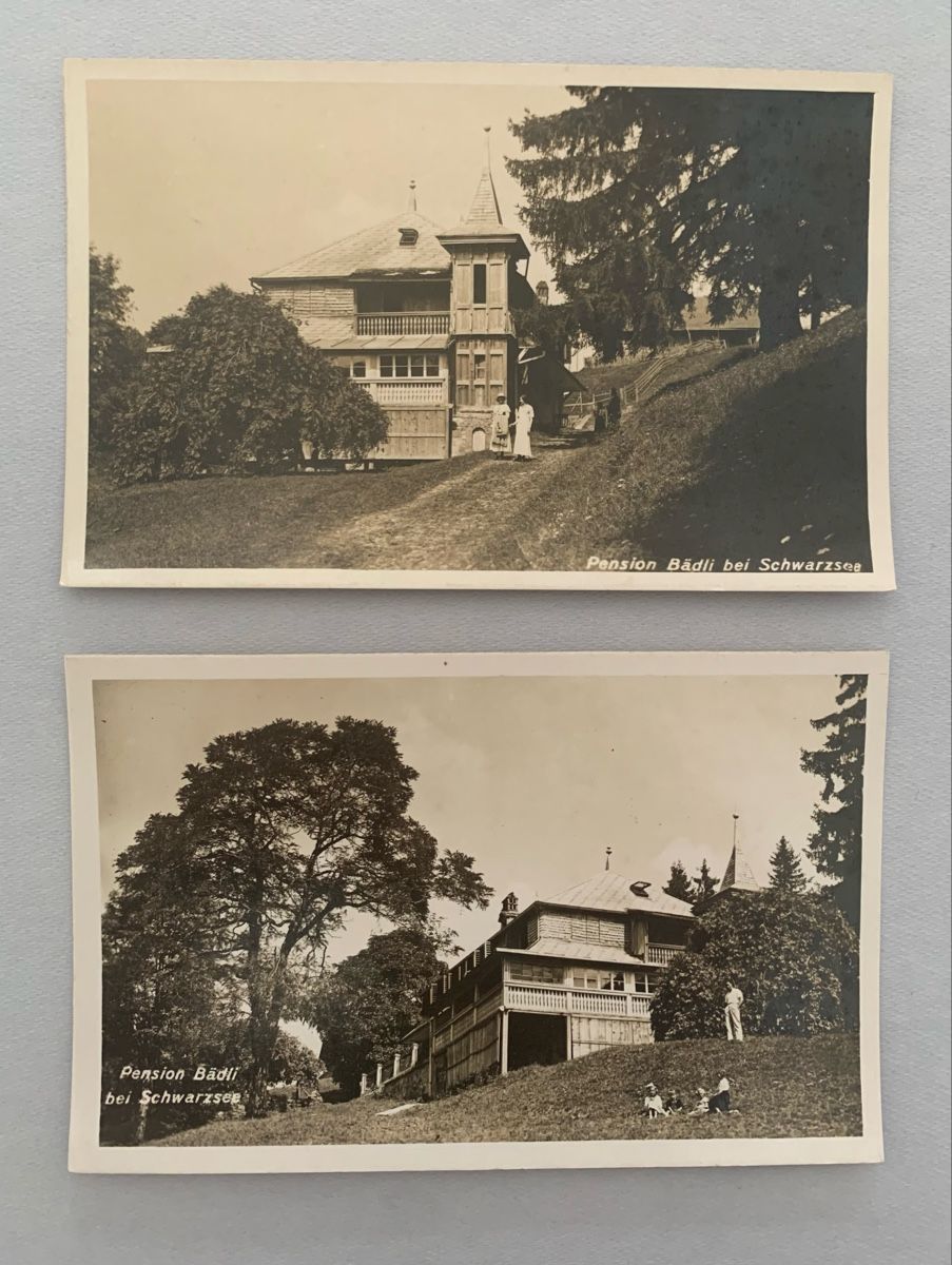 Cartoline postali: Ansichtskarten Schweiz - Schwarzsee FR – Usato da Düdingen venduto da polytropon_5