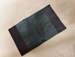Bookbinders Design Leder Notizbuchhülle Schwarz 170 × 200 mm