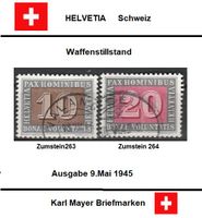 Waffenstillstand 1945 Ausgabe Schweiz