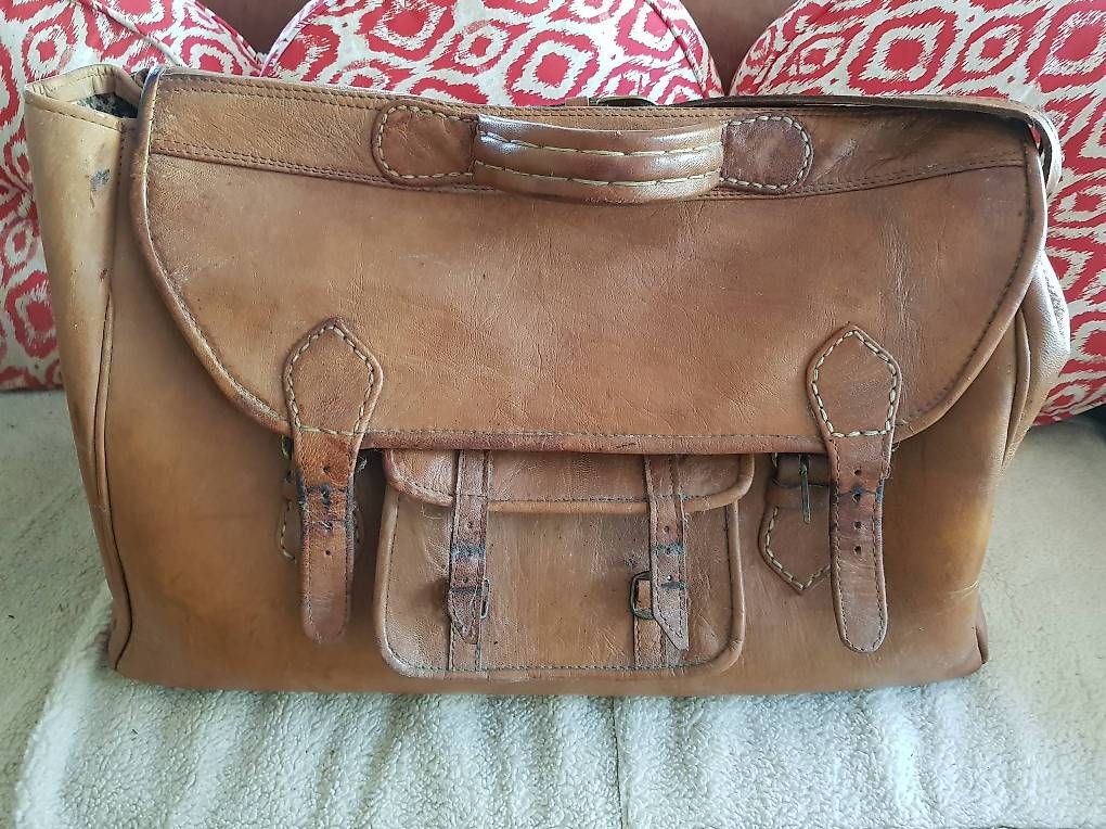 Borse: sac voyage en cuir – Usato da Ste-Croix venduto da gfamily 1